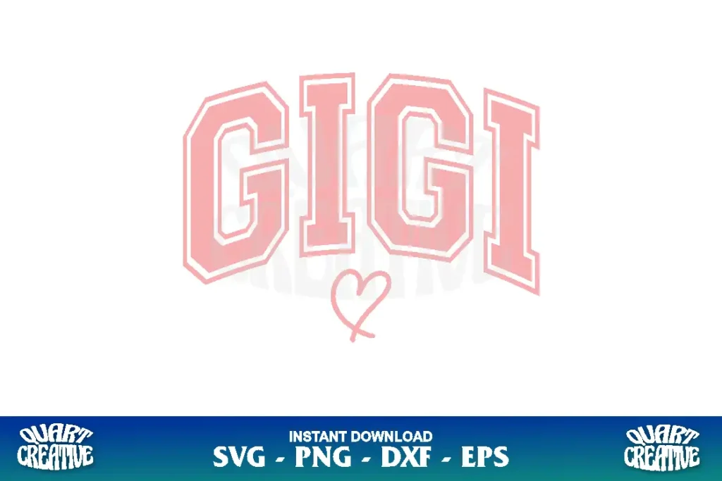 Gigi Varsity SVG Gigi Varsity SVG