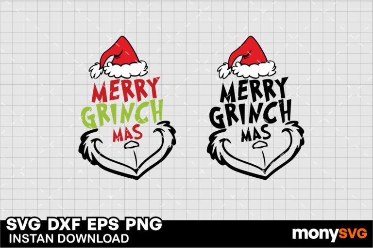 Merry Grinchmas SVG Gravectory