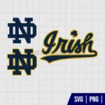 Notre Dame Logo SVG