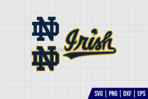 Notre Dame Logo SVG