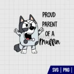 Proud Parent Of A Muffin In Color SVG