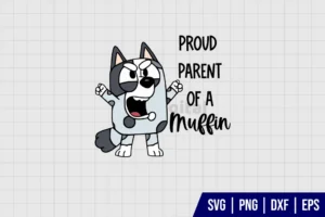 Proud Parent Of A Muffin In Color SVG