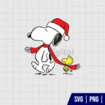 Snoopy Christmas SVG