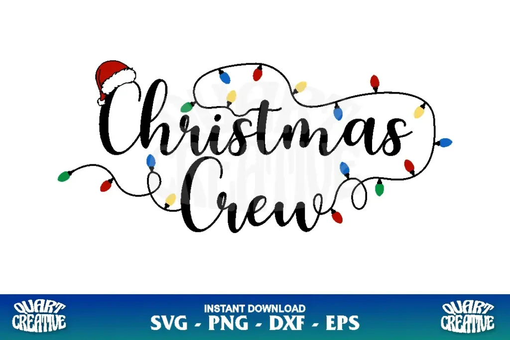 christmas crew santa hat svg Christmas Crew Santa Hat SVG