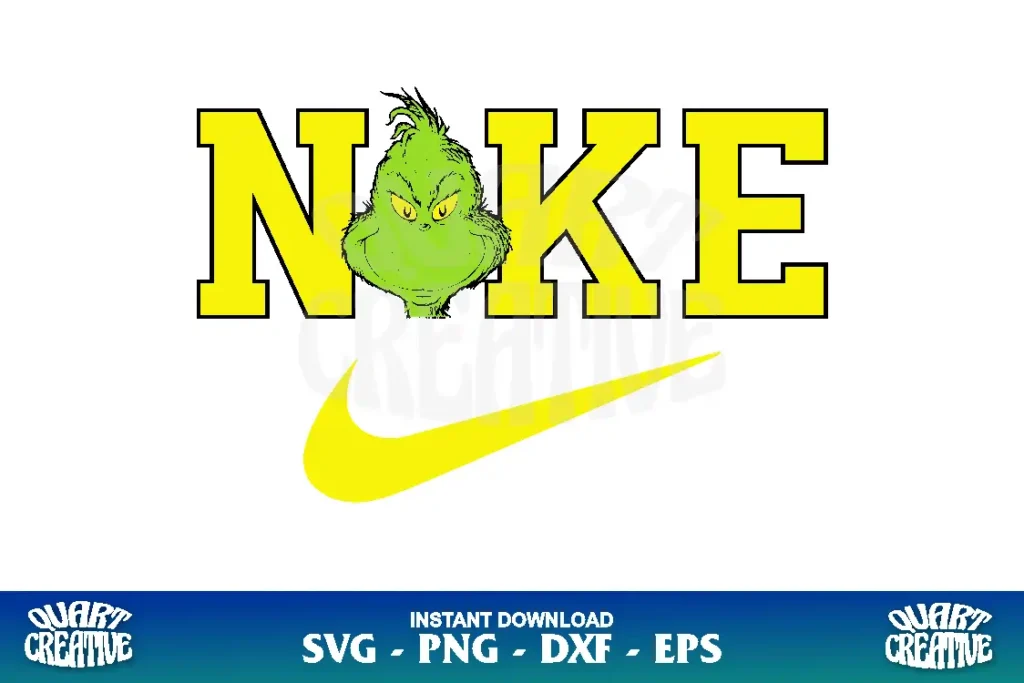 nike grinch face svg Nike Grinch Face SVG