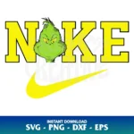 Nike Grinch Face SVG