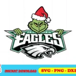 Philadelphia Eagles Grinch SVG