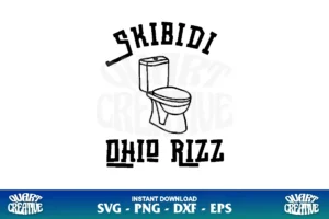 skibidi toilet ohio rizz svg