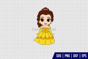 Baby Belle SVG, Beauty and the Beast SVG