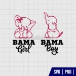 Bama Girl And Bama Boy SVG