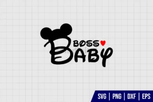 Boss Baby Mickey SVG