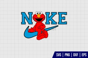 Elmo Nike Logo SVG