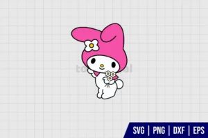 Kitty My Melody SVG