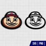 Ohio State Buckeyes Mascot Logo SVG