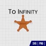 Sheriff Star To Infinity SVG