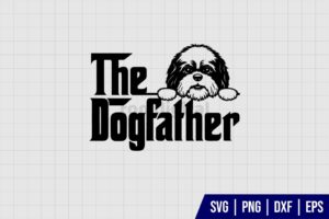 The Dogfather Logo SVG