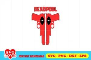 deadpool guns svg