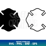 firefighter emblem badge svg
