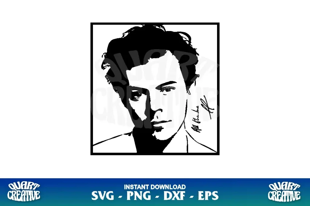 harry styles face svg Harry Styles Face SVG Cricut