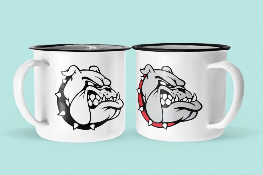 Georgia Bulldogs logo Mascot SVG