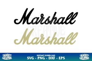 marshall logo svg cricut