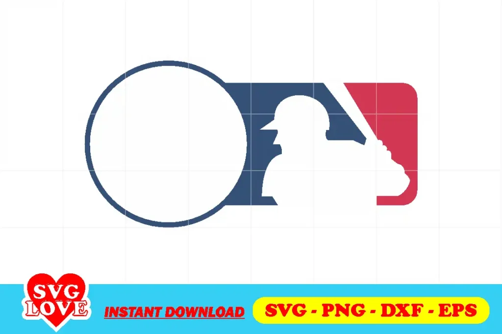 mlb logo monogram svg