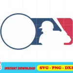 mlb logo monogram svg