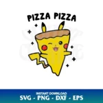 pizza pizza pikachu svg