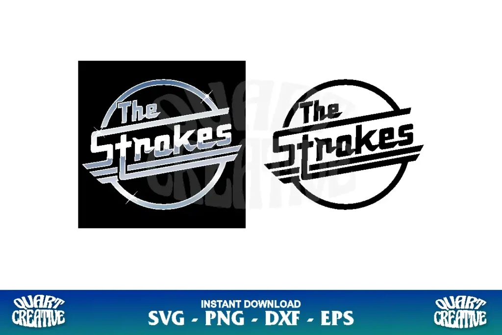 the strokes logo svg cricut