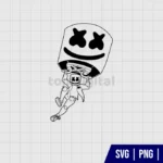 Fortnite Marshmello SVG
