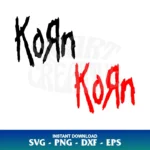 Korn Logo SVG Cricut