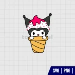 Kuromi Ice Cream SVG