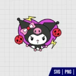 Kuromi Kawaii Kitty SVG