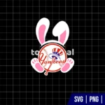 New York Yankees Easter Bunny Svg