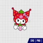 Strawberry Kuromi SVG