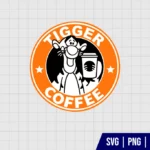 Tigger Coffee SVG