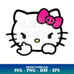 hello kitty fuck you svg