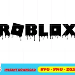 Roblox Drip Logo SVG Cut File