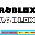 roblox logotype svg cut file
