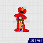 Elmo Sesame Street SVG