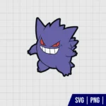 Gengar Pokemon SVG