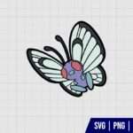 Pokemon Butterfree SVG Cut File