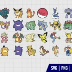 Pokemon Characters SVG