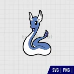 Pokemon Dragonair SVG