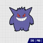 Pokemon Gengar SVG
