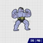 Pokemon Machoke SVG