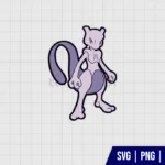 Pokemon Mewtwo SVG