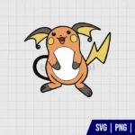 Pokemon Raichu SVG