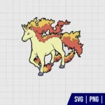 Pokemon Rapidash SVG