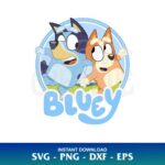 bluey and bingo clipart svg